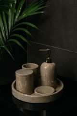 Yeşil Mermer Banyo Seti