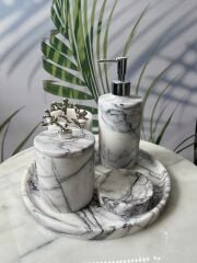 Leylak Mermer Banyo Seti