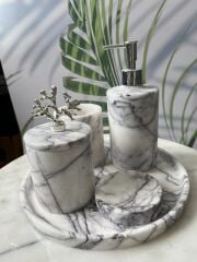 Leylak Mermer Banyo Seti