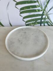 Beyaz Dekoratif Tepsi