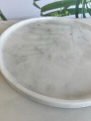 Beyaz Dekoratif Tepsi