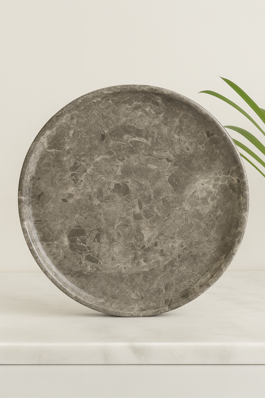 Tundra Gri Dekoratif Tepsi