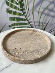 Noche Traverten Dekoratif Tepsi