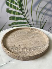 Noche Traverten Dekoratif Tepsi