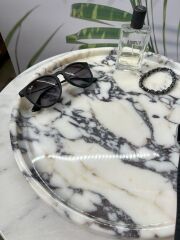 Calacatta Dekoratif Tepsi