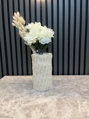 Patlatma Traverten Vazo