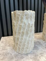 Patlatma Traverten Vazo