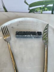 Bursa Siyah Çatal Bıçak Tutucu 6'lı Set