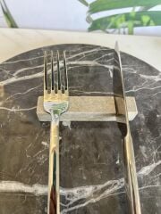 Yeşil Çatal Bıçak Tutucu 6'lı Set