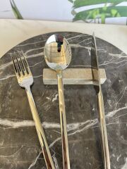 Yeşil Çatal Bıçak Tutucu 6'lı Set