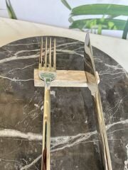 Traverten Çatal Bıçak Tutucu 6'lı Set