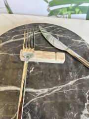 Traverten Çatal Bıçak Tutucu 6'lı Set