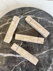 Traverten Çatal Bıçak Tutucu 6'lı Set