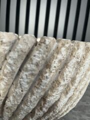 Traverten  El Yapımı Saksı (Taraklama)