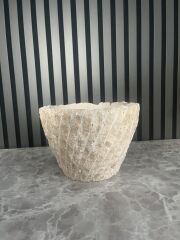 Traverten El Yapımı Saksı (Patlatma Detaylı)