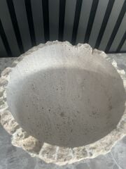 Traverten El Yapımı Saksı (Patlatma Detaylı)