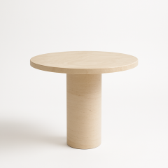 Traverten Yan Sehpa (45cm)