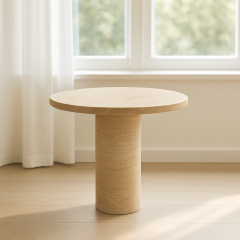 Traverten Yan Sehpa (30 CM)