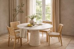 AURA 1 TRAVERTEN YEMEK MASASI