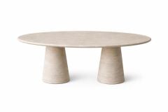 AURA 2 TRAVERTEN YEMEK MASASI